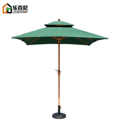 China Modern Wholesale Outdoor Logo Manual Umbrella Column Column Umbrella for sale