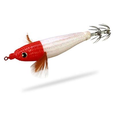 China Vivid Fish Palmer Swimming Action 96mm 7g Lure Shrimp Cuttlefish Luminous Artificial Wooden Groundbaits Fishing Bionic Prawn Lure Wholesale for sale