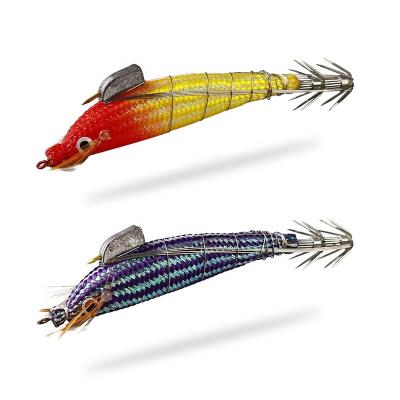 China Vivid Fish Action Palmer 100mm Swimming Shrimp 10g Wooden Clip Lure Luminous Wooden Shrimp Fishing Bionic Prawn Prawn Lure Wholesale for sale