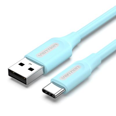 China Nickel Plated Type Vention 3A 480mbps Fast Data Mobile Phone USB Cable Car Mobile Phone USB C Cable 1M USB C Cable Charger for sale