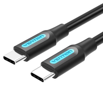 China Mobile Phone Vention 480mbps 60W Fast Charging Data Cable for Huawei QC4.0 USB C to USB C 2.0 Male to Male Cable for sale