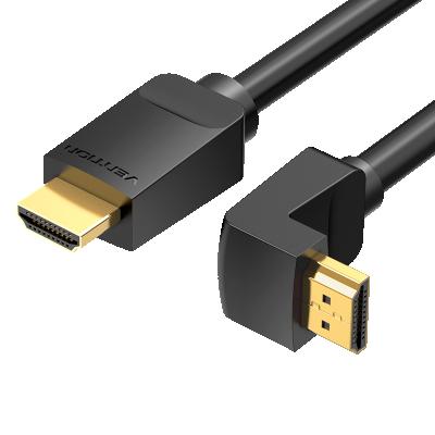 China MP3/MP4 Player Vention AAQ HDMI Cable 270 Degree Elbow HDMI 2.0 Right Angle 4K Ultra HD 3D 1080P Cable For PC Laptop TV for sale