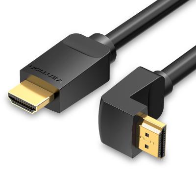 China MP3/MP4 Player Vention AAQ HDMI Cable 270 Degree Elbow HDMI 2.0 Right Angle 4K Ultra HD 3D 1080P Cable For PC Laptop TV for sale