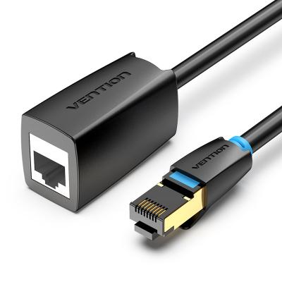 China Vention IKH Cat.8 SFTP Extension Ethernet IKH High Speed ​​LAN Cable Black for sale