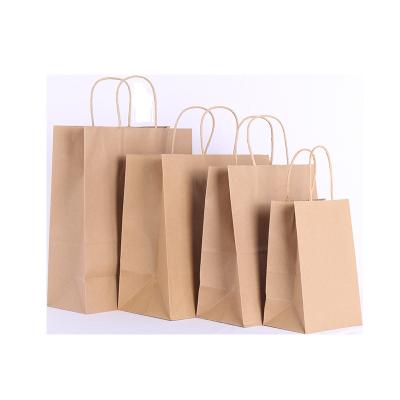 China Gift & Craft Tools Make Kraft Paper Bag Wholesale Kraft Food Packaging Bag With Handle for sale