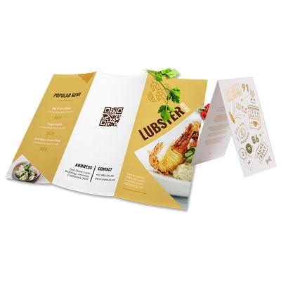 China Recyclable Customized Advertising Brochure Printing Flyer Printing Leaflet Brochure For Business for sale