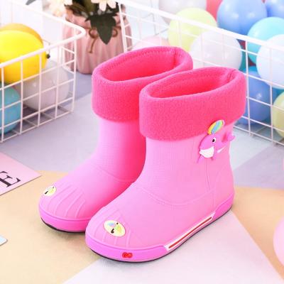 China Fashion Trend Fashion Trend Kids Rain Rubber Boots PVC Cartoon Rain Boots Toddler Summer Kids Shoes Waterproof Toddler Girl Shoes for sale