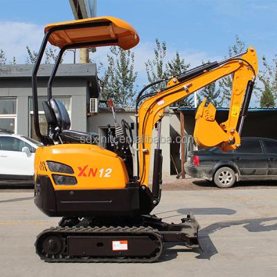 China Construction Material Stores Hydraulic Mini Operation 1.2t Weight Crawler Excavator 1.5 With CE for sale