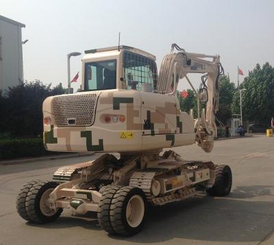 China Hot sale 9ton X9 wheel rhino crawler excavator with imported engine 0.3m3 from Japan for sale