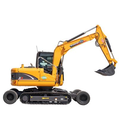 China Hotels XINIU Wheel Crawler Excavator X9 for sale