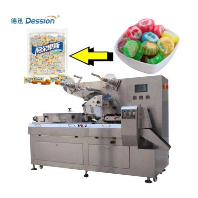 China Automatic Sweet Food Plastic Bag Small Hard Candy Packing Machine Price for sale