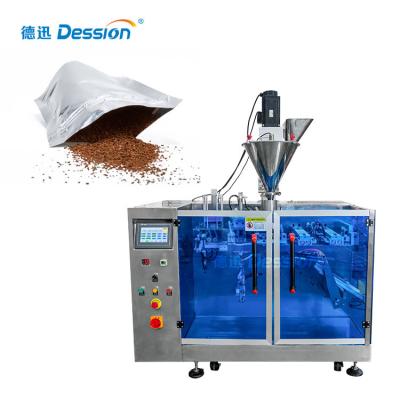 China Simple Maintenance Easy Zipper Stand-Up Pouch Premade Bag To Powder Filling Packing Machine for sale