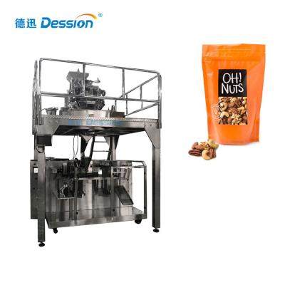 China High Quality High Efficiency Pellet Food Rack Up Bag Packing Machine Doy Vertical Pouch Packing Machine for sale