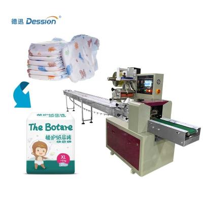 China Automatic Adult CLOTHING Diaper Packing Machine Pillow Packing Machine for sale