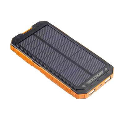 China Wholesale Slim Solar Power Bank 8000mah Power Bank Portable Battery Charger For Mobile Phone for sale