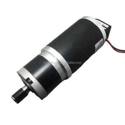 China 63mm High Torque 12v 24v 36v PM DC Planetary Gear Drip Proof Motor With Optical Encoder And Brake for sale