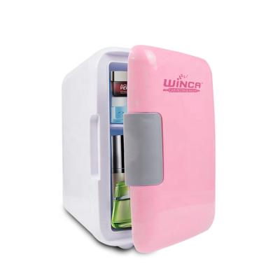 China Mini coche de Para de nevera de YHI04 4L 12V de portatil de termoelectrico de personalizado low noise maquillaje homerefrigerator for sale