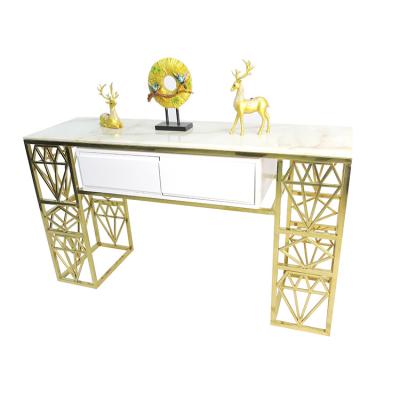 China Modern Luxury Designer Console Tables Iron Luxury Console Table for sale