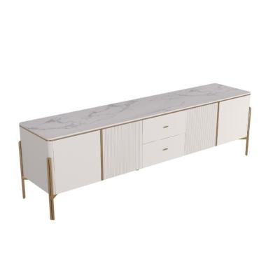 China Modern TV Cabinet Modern TV Cabinet Tea Table Console Shelf TV Cabinet with Top Storage for sale