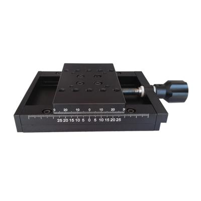 China PT-SD102P 50MM 12Kg Manual Translation Stage Manual Linear Stage Linear Slide Table for sale