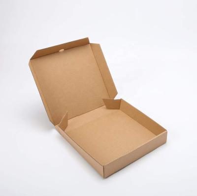 China Recycled Materials Custom Printed Size Pizza Box Food Grade Corrugated Cardboard Cardboard Pizza Box for sale