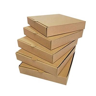 China Recycled Materials Custom Printed Size Pizza Box Food Grade Corrugated Cardboard Cardboard Pizza Box for sale