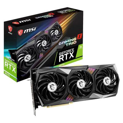 China 14Gbps Workstation Memory Graphics Card 3584 8GB GDDR6 MSI RTX 3070 GAME TRIO for sale