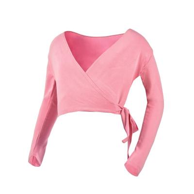 China 0100066 hot selling breathable ballet tops for girls dancewear wholesale for sale