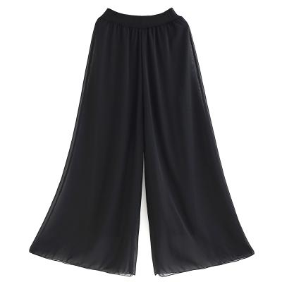 China Skin-friedenly Factory Wholesale Wide Leg Yoga Pants Modern Dance Pants Wide Leg Pants Women Plus Size for sale