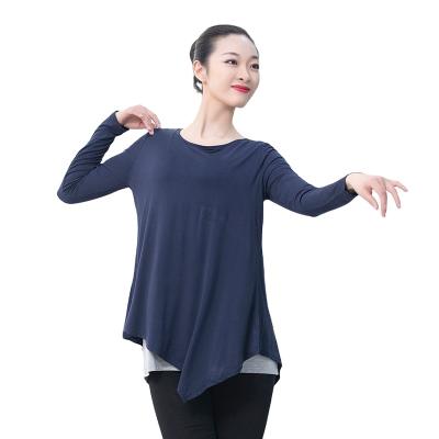 China Comfortable. 4401722 Custom Women's Yoga Tops Seamless Long Sleeves Dance Run Long Sleeve Fitness Sports Top for sale