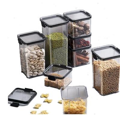 China Freshness Preservation Food Storage Containers BPA Free Plastic Sealed Dry Food Containers With Lids For Kitchen Pantry Organization And Stor for sale