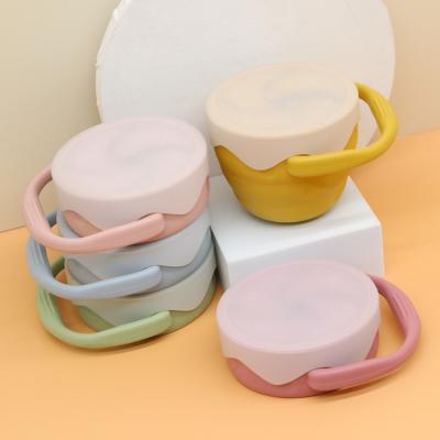 China BPA Free Food Storage No Puddle Collapsible Collapsible Baby Kids Toddler Snacks Cup Silicone for sale