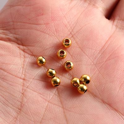 China Environmentally Friendly Factory Customized Retro Cavity Alloy Retro Bead Smooth And Silent Pendant For Necklace Making for sale