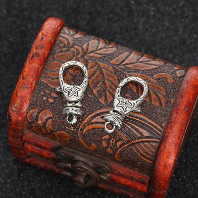 China Jewelry Making Silver Plated Alloy Lobster Clasp Key Chain Lobster Claw Clasp Jewelry Accessories for sale