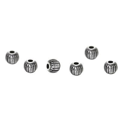 China non-fading alloy jewelry accessories pumpkin spacer beads big hole bead for jewelry making for sale