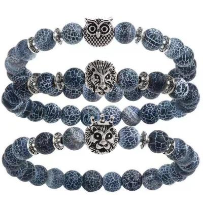 China Wholesale Fashion Alloy Skull Buddha Warrior Helmet Charm Bead Spacer Beads For Making Bracelet Jewelry for sale