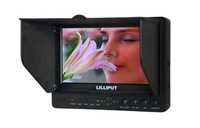 Chine Bourdonnement du moniteur 8 x de pouce HDMI de la radio 7 avec la secousse de WHDI H/V Lilliput 665/O/WH à vendre