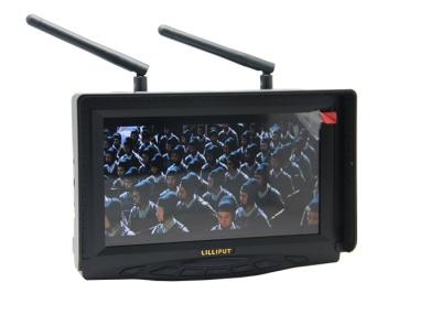 China Receptores duales 5.8GHz del monitor de la diversidad de Lilliput del monitor LCD del vídeo FPV de Digitaces en venta