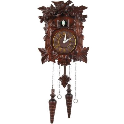 China Antique Style Handcrafted Wooden Cuckoo Clock for sale