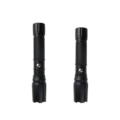 China Aluminum Alloy Waterproof High Power Flash Camp Light Set Powerful USB Rechargeable Torches Tactical Flashlights for sale