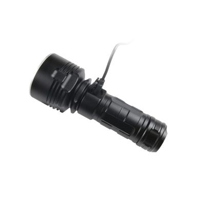 China Hot Selling Large Waterproof Emergency LED Torch Portable Adjustable Flash Light for sale