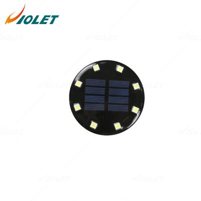 China 8LEDS IP65 Waterproof Portable Outdoor Lawn Garden Solar Disc Lawn Light for sale