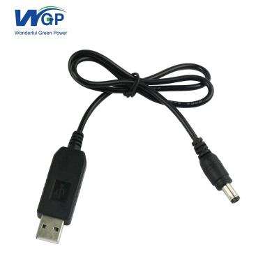 China Camera Customized Converter Cable USB 5V to12V Step Up Cable for sale