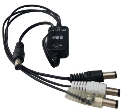 China Camera dc to dc step down and boost converter cable 12v to 5v 9v 12v data wire for sale