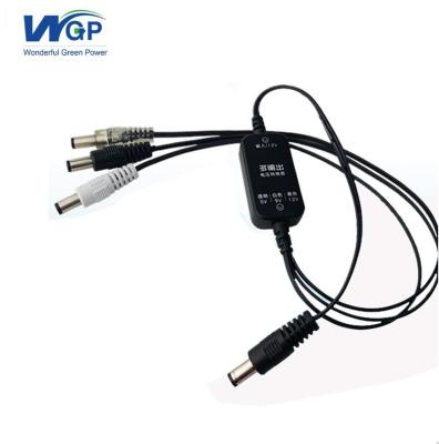 China Intelligent Camera DC Converter Power Cable For 24W 5V 9V 12V Running 3 Devices At The Same Time for sale