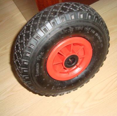 China Machinery Repair Shops Super High Quality PU Wheel Polyurethane Wheels Rubber Wheelbarrow Wheel. for sale