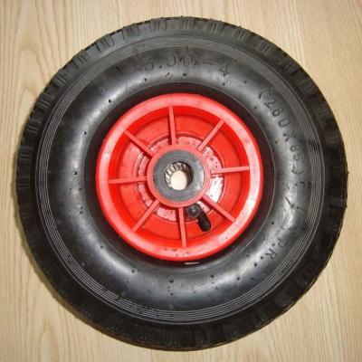 China Machinery Repair Shops Polyurethane Rubber Wheel PU Wheels Universal Casters Wheelbarrow Tire for sale