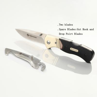 China High Quality Tactical Exquisite Folding Quick-change Knife Hunting Knife Outdoor Self-Defense for sale