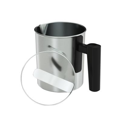 China Sustainable Electric Frother Miroco Milk Steamer Soft Milk Froth Maker For Hot And Cold Milk Froth Cappuccino Coffee for sale