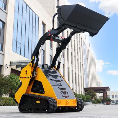 China Building material stores factory supply mini skid steer loader full-hydraulic earth drilling rig for skid-steer loader fast switching of various accessories for sale